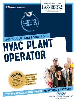 cover image of HVAC Plant Operator